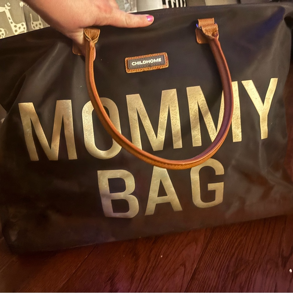 Black and Gold Mommy Bag